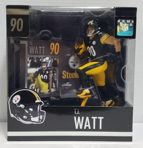 Figura T.J. WATT - Pittsburgh Steelers McFarlane NFL Legacy Series NUEVA EN STOCK - Imagen 1 de 20