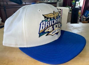 Sombrero Nascar Brickyard 400 1997 vintage nuevo con etiquetas DeLONG EE. UU. Snapback ajustable - Imagen 1 de 12