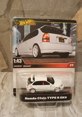 风火轮高级 1: 43 本田 CIVIC R 型 EK9 金属真骑手 #23 全新 2025 — 第 1/4 张图片
