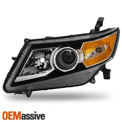 Para Honda Odyssey 2014-2017 Faro Proyector Faro Driver Carcasa Negra Foto 1 de 4