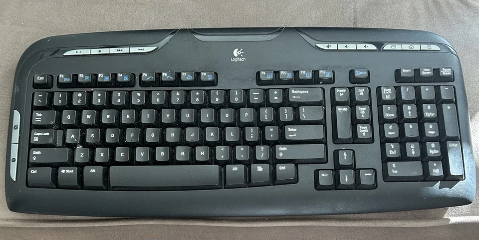 Logitech Cordless Desktop EX110 Keyboard - Image 1 of 4
