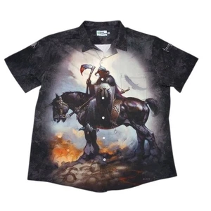 Geek Tropical Herren 2XL Hemd Mittelalter Krieger Knopfleiste Kurzarm - Bild 1 von 6