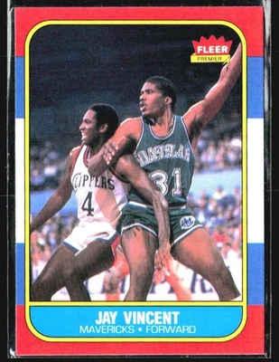 1986-87 Fleer - Jay Vincent #118 - Image 1 of 2
