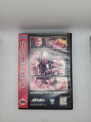 WWF Raw (Sega Genesis, 1994) - Image 1 of 4