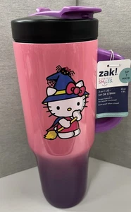 Zak! Hello Kitty Halloween Hexe Rosa 2 in 1 Sutton Becher 40oz (NEU) - Bild 1 von 2