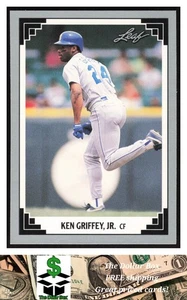 1991 Leaf #372 Ken Griffey, Jr. - Seattle Mariners - Picture 1 of 2