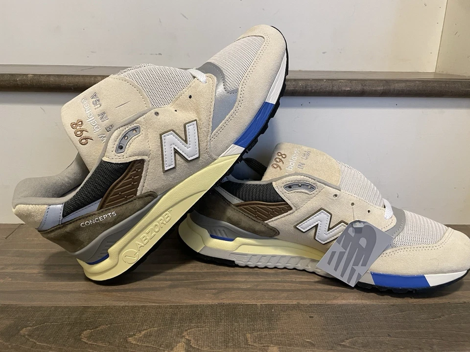 Größe 11 - New Balance Concepts x 998 Made in USA C-Note - 10th Anniversary - Bild 1 von 4