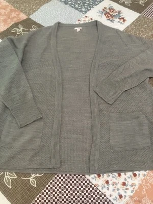 Suéter Bongo Feminino Cinza Manga Longa, Tamanho XL/EG - Imagem 1 de 4