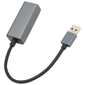 USB To RJ45 Adapter Gigabit Ethernet Port External Driver Free Network Card NEW - Afbeelding 1 van 12