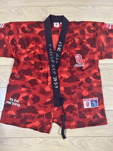 A BATHING APE (BAPE) Bape Cola Collaboration Haori JP taglia S UOMO mai