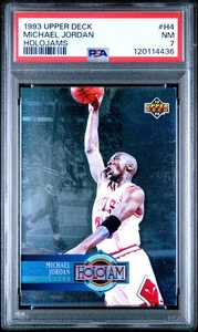 🐐 MJ 🏀Upper Deck Holojam #H4 Michael Jordan PSA 7 Graded Card 93-94 Holojams - Bild 1 von 3