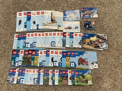 LEGO City Instructions Manuals Lot Multiple Sets 60+ books - Replacement Guides - Image 1 of 4