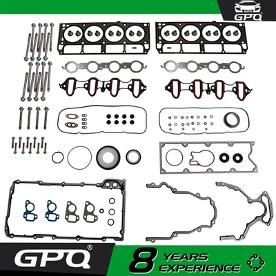 Juego de pernos de junta de culata para 07-13 Chevy Silverado GMC Sierra Yukon Buick 5,3 L V8 Foto 1 de 4