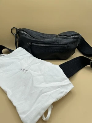 HAMMITT Black Leather Waist Purse Clutch Shoulder Bag - Image 1 of 4