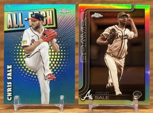 CHRIS SALE All-Etch + Sepia Refractor LOT | 2025 Topps Chrome Atlanta Braves - Bild 1 von 2