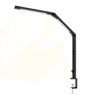 Techly Lampada LED a Doppia Sorgente Luminosa con Braccio Regolabile e Attacco a - Immagine 1 di 4