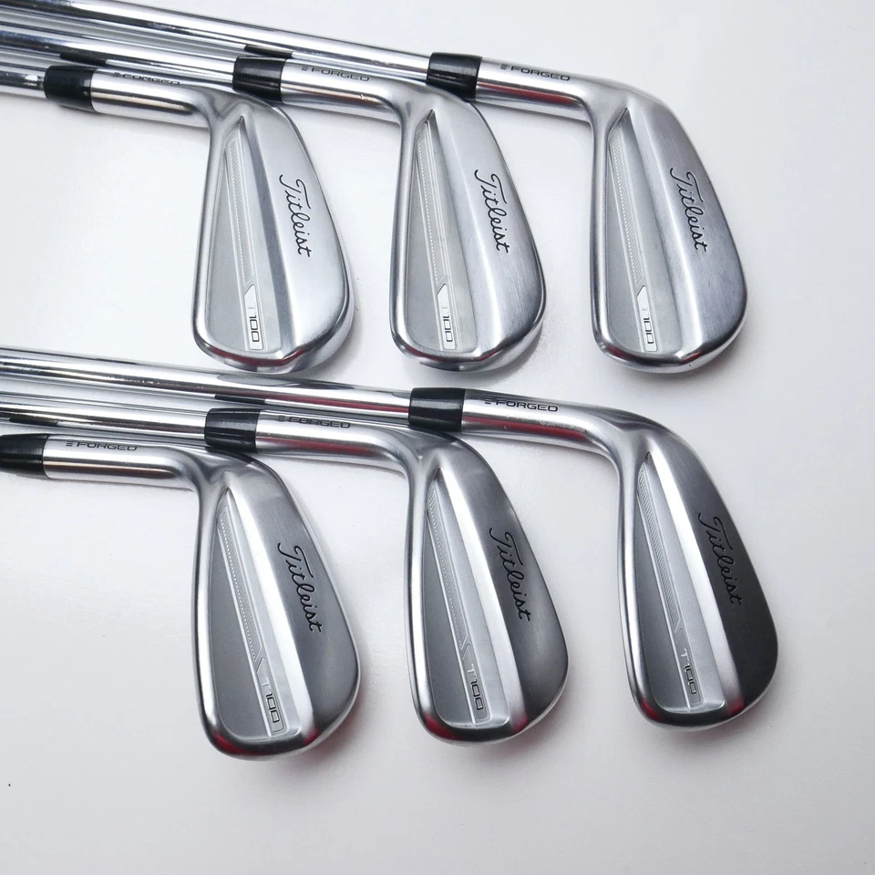 Used Titleist T100 2023 Iron Set / 5 - PW / Stiff Flex / Left-Handed - Image 1 of 4