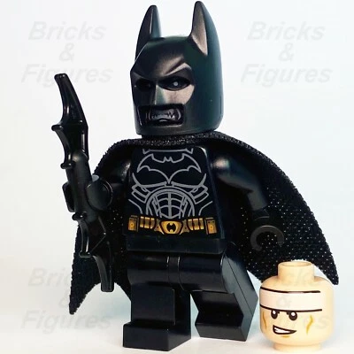 LEGO DC Super Heroes Batman Minifigure Dark Knight Angry Fangs Head 76239 sh0781 - Image 1 of 4