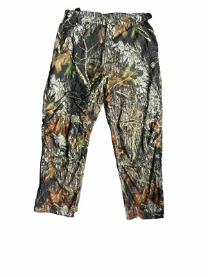 Game Winner Camo Pants Mens Large Mossy Oak Duck Hunting Pants Zip Leg - Image 1 of 4