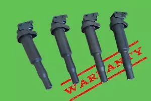 2011-2016 bmw 550i 650i x5 engine motor ignition spark plug coil set 4 pcs BOSCH - Picture 1 of 9