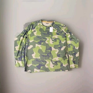 Nuovo basso outdoor t-shirt uomo prestazioni umidità-malvagia verde mimetico taglia large - Foto 1 di 6