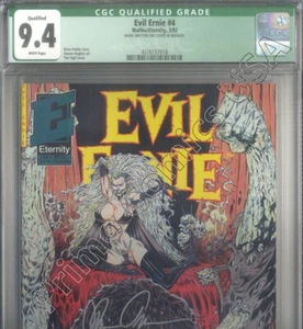 PRIMO: EVIL ERNIE #4 SIGNIERT Pulido 1992 Eternity Comics CGC 9,4 NM - Bild 1 von 2