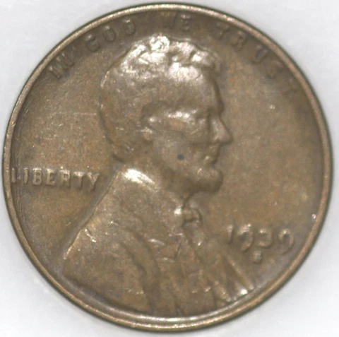* 1939-S Wheat Cent, Popular Collector Coin As Shown Cover