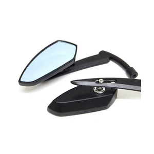 Black Blade Sickle Grim Reaper Scythe Mirrors for 2014 Kawasaki Vulcan 900 VN900 - Picture 1 of 5