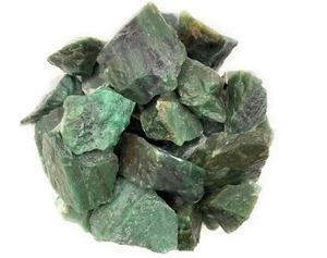 2 lbs Wholesale Imperial Z Green Rough Stones - Tumbling, Tumbler Rocks, Reiki - Picture 1 of 1