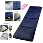 XL Cotton Camping Cot Soft Comfortable Thick Sleeping Mattress Pad Navy Blue