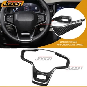 Dry Carbon Inner Steering Wheel Bezel Trim For Ford Bronco Badlands 2021-24 2025 - Picture 1 of 10