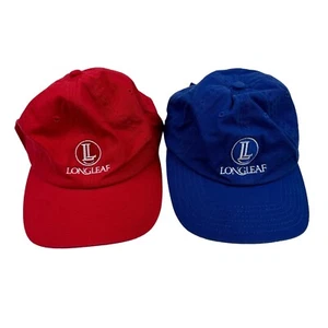 Longleaf Golf & Family Club U.S. Kids Golf Baseball Hats 54cm Youth M/L Red Blue - Picture 1 of 12