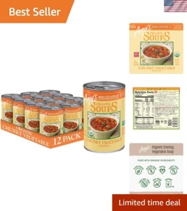 Amy’s Soup, Vegan Reduced Sodium Chunky Vegetable Soup, Gluten Free, Made Wit... - Picture 1 of 6