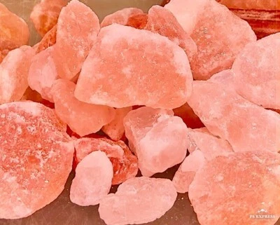 MARKENLOS Himalaya Salz Brocken 5kg | 6mm-50mm | Medium Pink | Sauna und Bade Salz