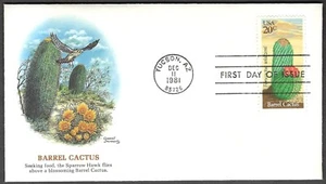 1942-45 Set of 4 Fleetwood FDC's - Desert Plants - Picture 1 of 8
