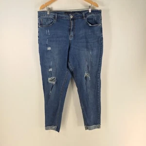 City CHic denim jeans 18 womens harle mid rise ankle grazer skinny stretch111577 - Picture 1 of 14