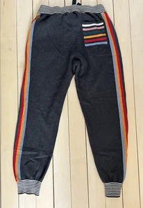 Pantalones deportivos para mujer Faherty talla mediana a rayas arco iris - Imagen 1 de 10