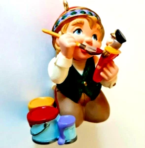 Hallmark Andenken Ornament Artic Artist 1999 Elfe geöffnete Box - Bild 1 von 9