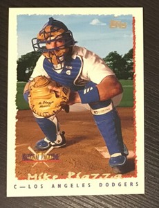 1995 National Packtime (Topps) #5 Mike Piazza - Los Angeles Dodgers - HOF
