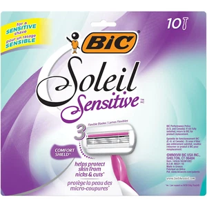 BIC Soleil Sensitive Women Disposable Razors, Assorted Colors, 10 Count - Picture 1 of 1