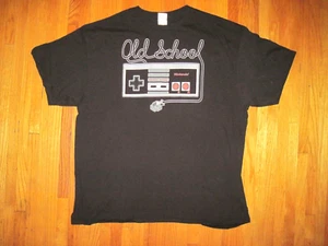 Old School Nintendo Game Console Black Disney/Pixar Graphic T-Shirt Size 2XL New - Picture 1 of 4