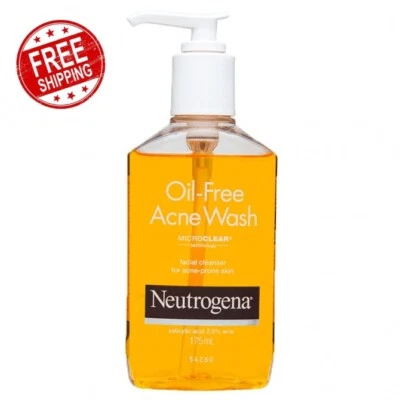 Brand New Neutrogena Oil-Free Microclear Technology Acne Wash Salicylic Acid - image 1 of 2