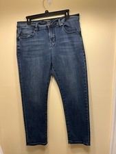 Liverpool Los Angeles Men's jeans 35x28 Straight Palos Alto Dark Cut 21085