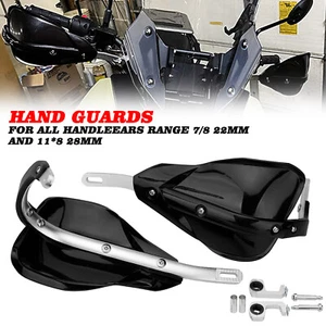 7/8" 1 1/8" Black Hand Guards For Kawasaki KLR650 KLX110 KLX110L KLX300 - Picture 1 of 11