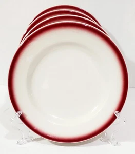 Side Plates - 1964 Restaurant Ware - Vandesca - Canada -Vitrified Porcelain x 4 - Bild 1 von 8