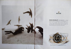 ROLEX Vintage print ad !! " Rolex Sumbarier from Silver "
