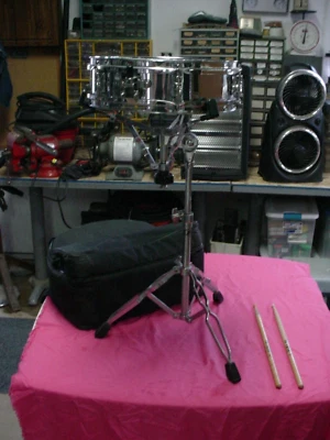 Nice C B Percussion  Piccolo  13" Snare Drum COS & Stand with Soft Case NoRes#3 - Image 1 of 4