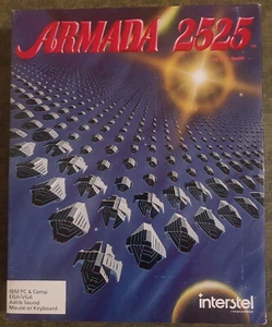 Armada 2525 - rare retro PC game - Complete - 3.5 and 5.25 inch disks - Picture 1 of 2