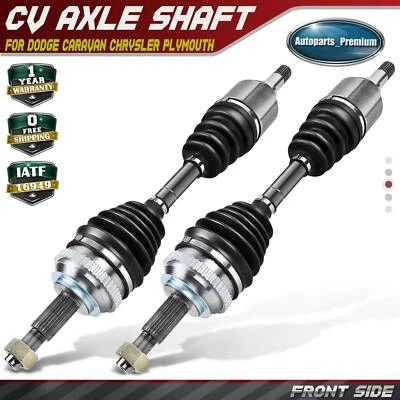 2x Conjunto de eje CV delantero izquierdo y derecho para Dodge Caravan 87-95 Chrysler Plymouth Foto 1 de 4