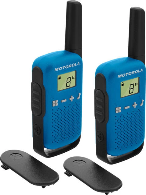 Motorola Talkabout T42 Walkie-Talkie - Blau/Schwarz, 2 Stück
